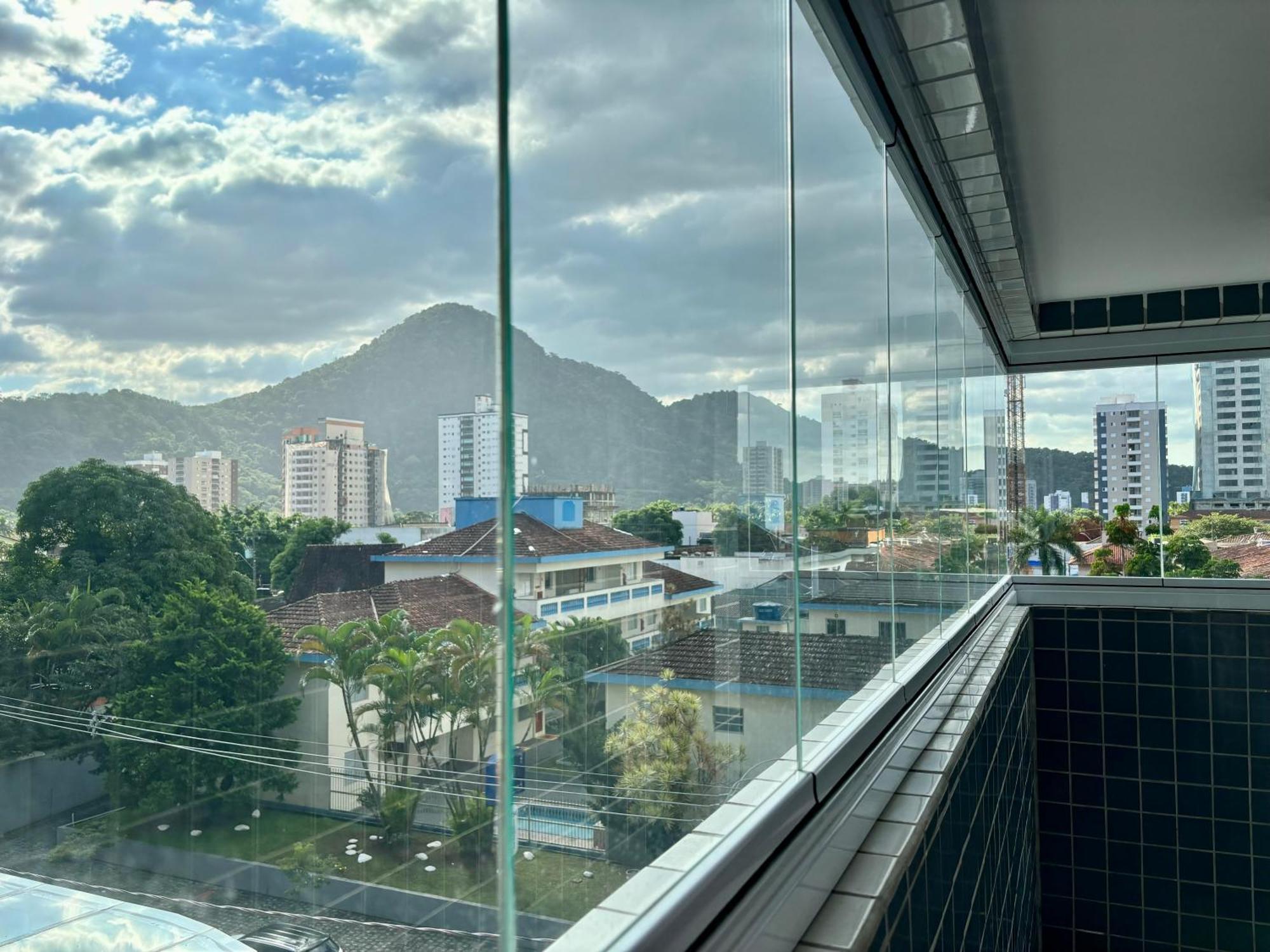 Novo Apto Canto Do Forte, Rua Praia Vista Montanha, Com Wi Fi, Homebeach10, 01 Vaga De Garagem, Melhores Restaurantes Ao Lado Praia Grande  Bagian luar foto