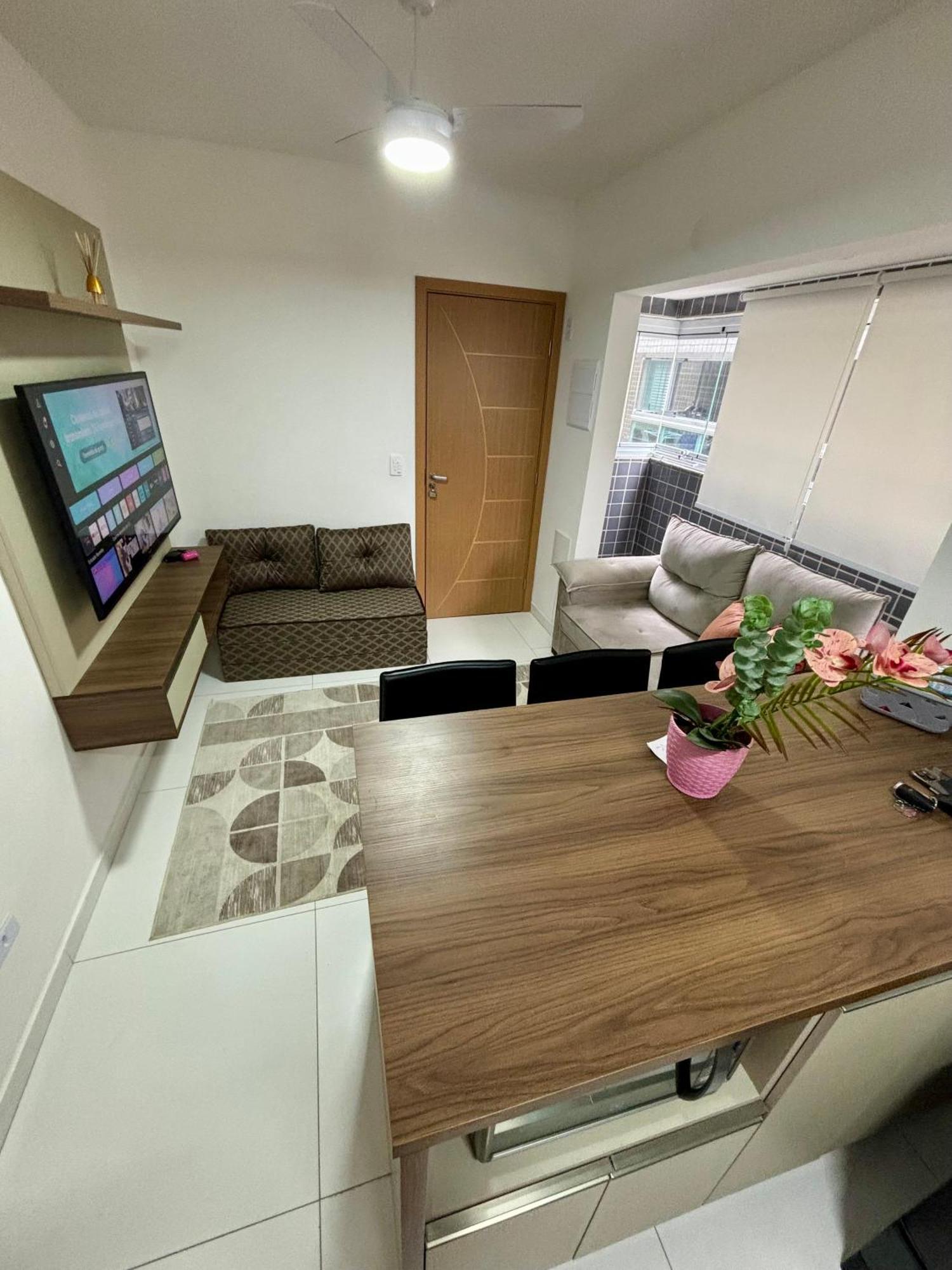 Novo Apto Canto Do Forte, Rua Praia Vista Montanha, Com Wi Fi, Homebeach10, 01 Vaga De Garagem, Melhores Restaurantes Ao Lado Praia Grande  Bagian luar foto